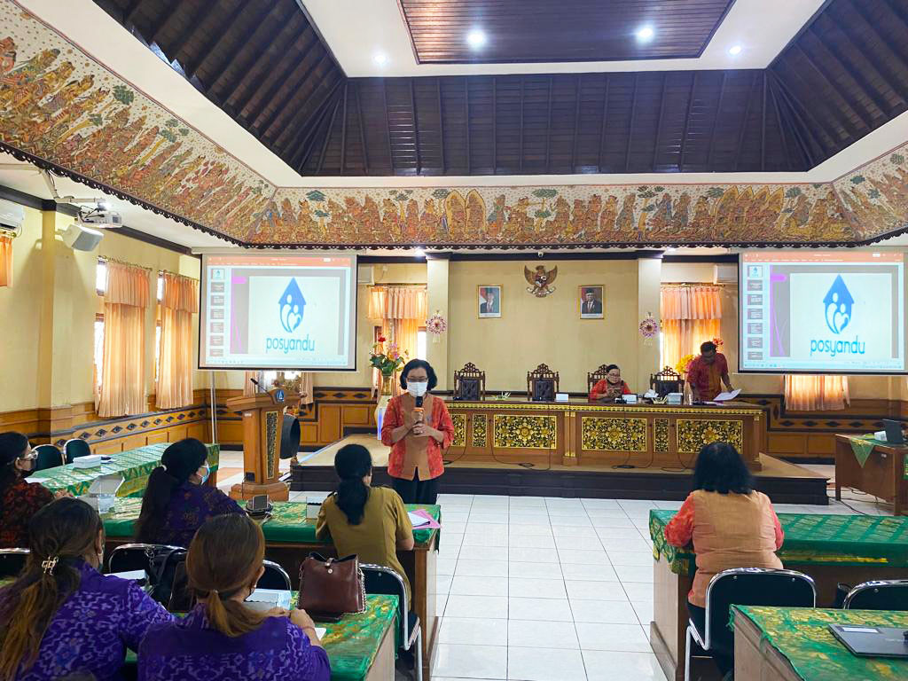 Sosialisasi Kader Posyandu Balita dan Sosialisasi Stunting TP PKK Kab. Badung di Kecamatan Abiansemal
